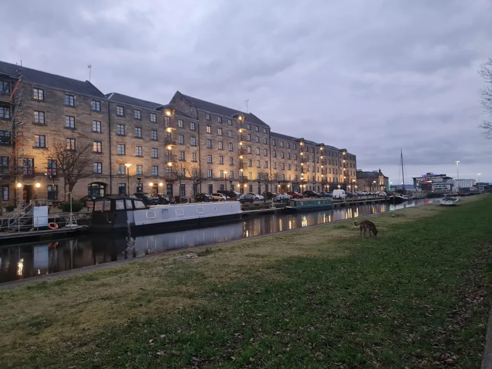 Speirs Wharf in Glasgow, Scotland.