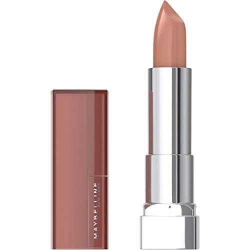 5) Maybelline Color Sensational Lipstick, Lip Makeup, Cream Finish, Hydrating Lipstick, Nude, Pink, Red, Plum Lip Color, Truffle Tease, 0.15 oz; (Packaging May Vary)