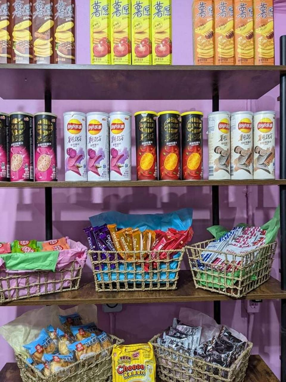 Hello Boba Cafe opening soon in downtown Macon will also offer pre-packaged Asian snacks like Pocky cookies and Lay’s spicy crawfish flavored potato chips — “things that you don’t see at your typical grocery store,” said owner Renee Tu.