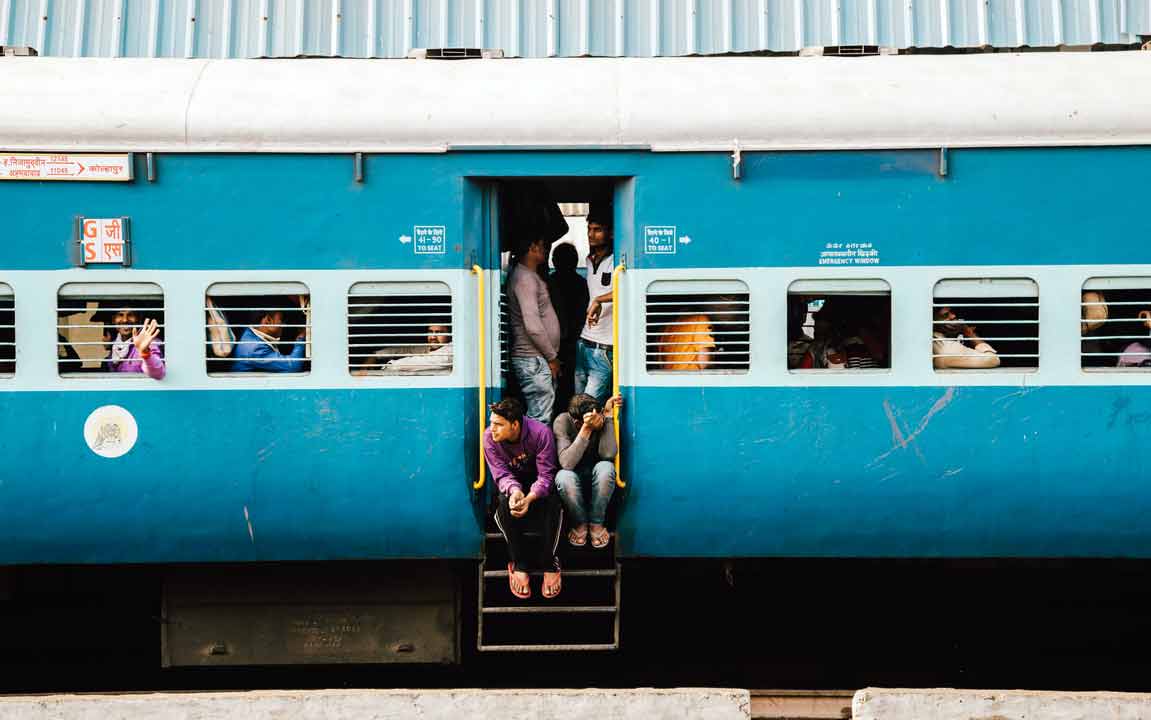 Opportunities for a chat are plentiful on a train journey in India - istock