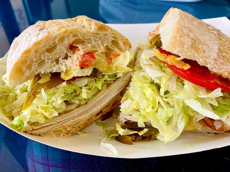The Maverick sandwich from Manzano's.