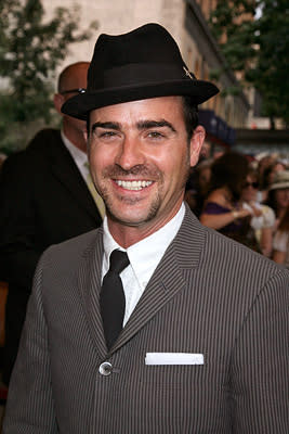 Director Justin Theroux at the New York City premiere of the Weinstein Company's Dedication