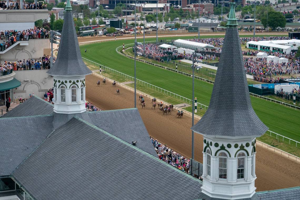 Mage wins the Kentucky Derby on Saturday May 6, 2023 in Louisville, Ky. Mark Mahan