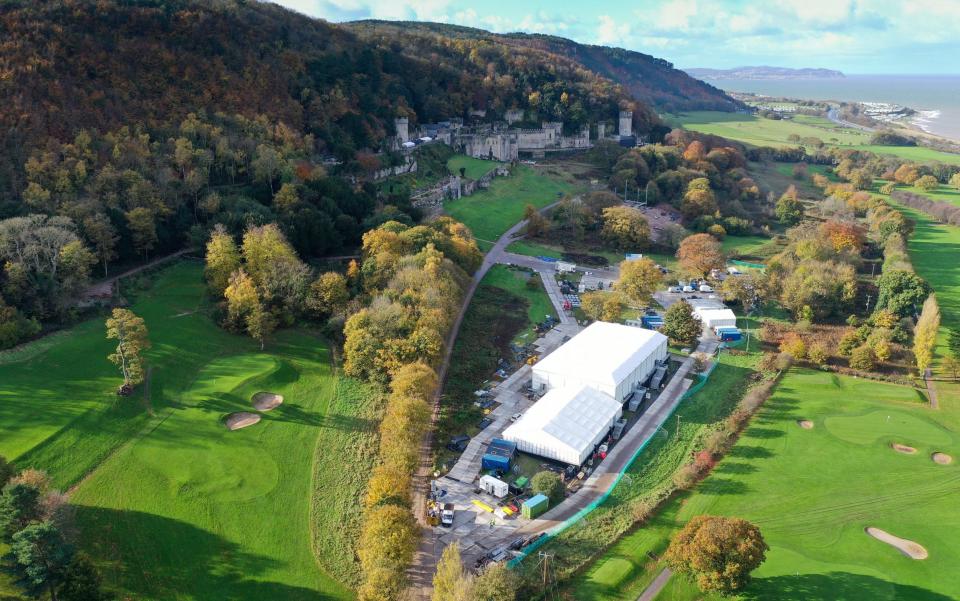 Gwrych Castle, in north Wales, will host the new series of I'm a Celebrity - Getty