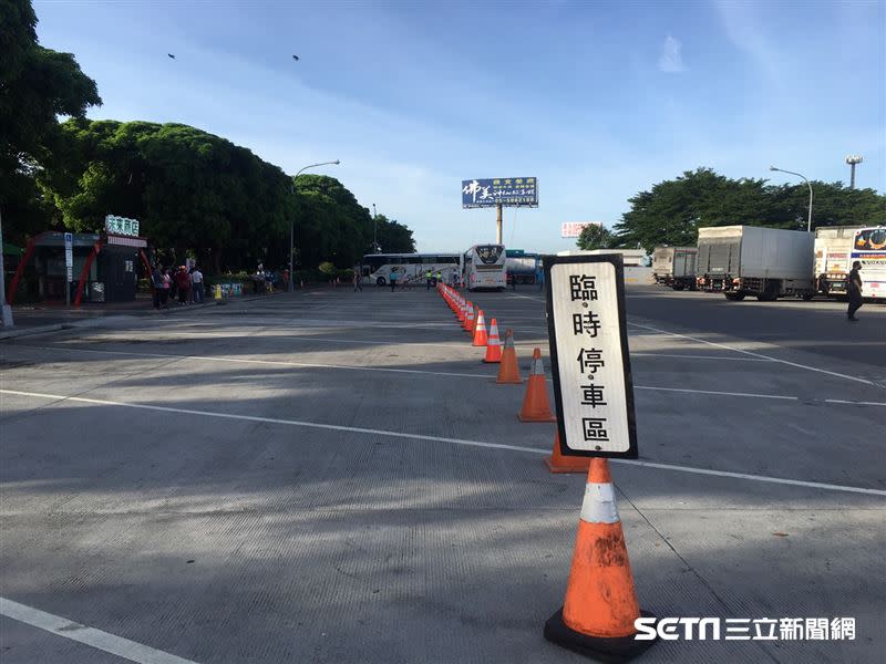 部分大型車的空間會機動轉成小型車車位。（圖／西螺服務區提供）