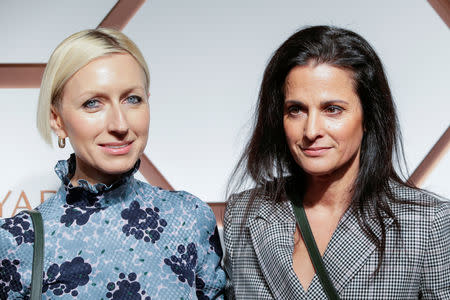 Nicola Glass and Anna Bakst attend The Shops & Restaurants at Hudson Yards VIP Grand Opening Event in New York City, New York, U.S., March 14, 2019. Picture taken March 14, 2019. REUTERS/Eduardo Munoz