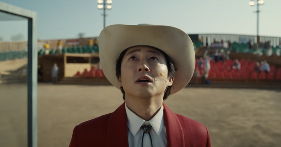 Steven Yeun in “Nope” - Credit: screenshot