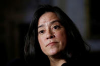 FILE PHOTO: Canada's Justice Minister Jody Wilson-Raybould listens to a question during a news conference on Parliament Hill in Ottawa, Ontario, Canada, December 12, 2017. REUTERS/Chris Wattie/File Photo