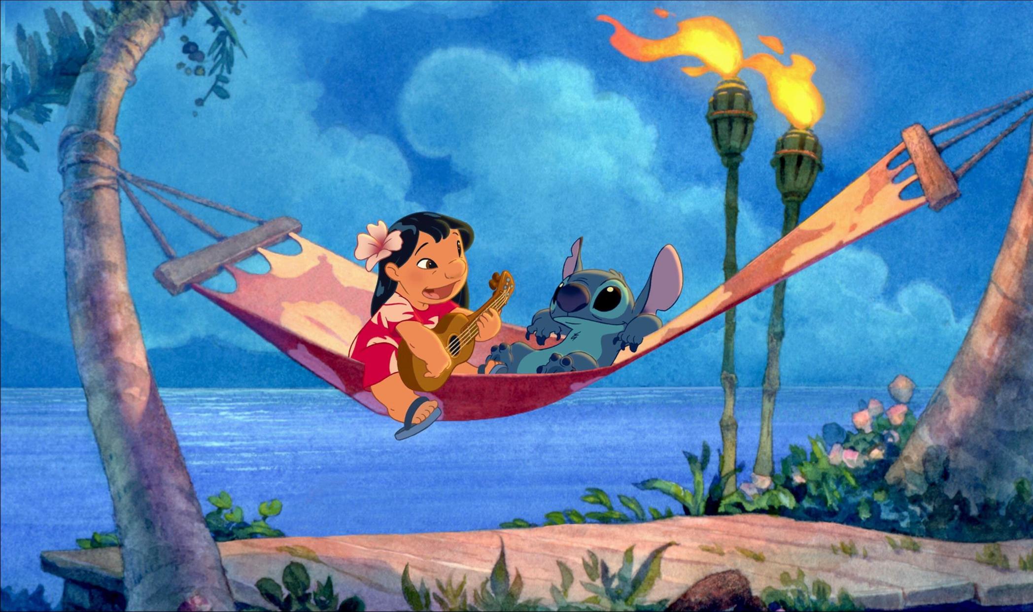 A scene from Lilo & Stitch 