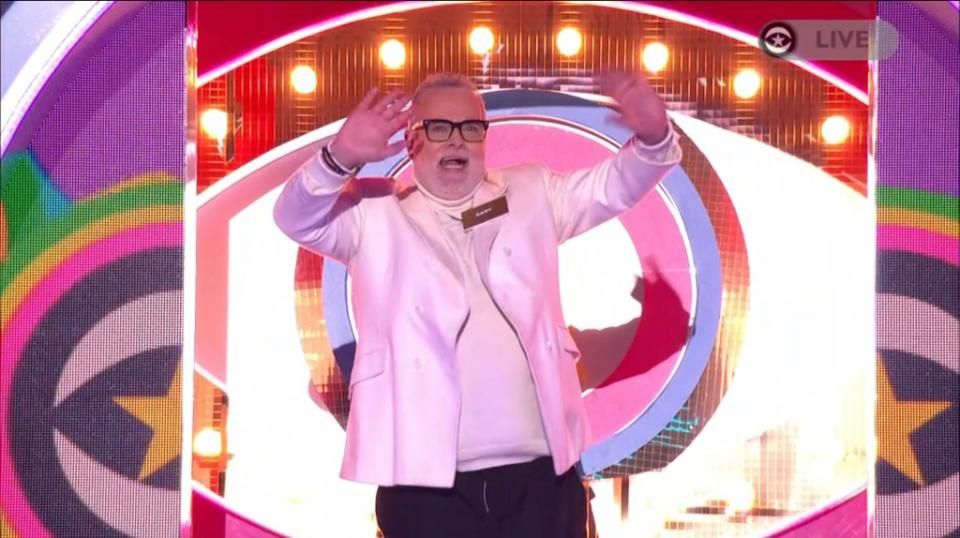 Gary Goldsmith enters “Celebrity Big Brother.” Celebrity Big Brother UK