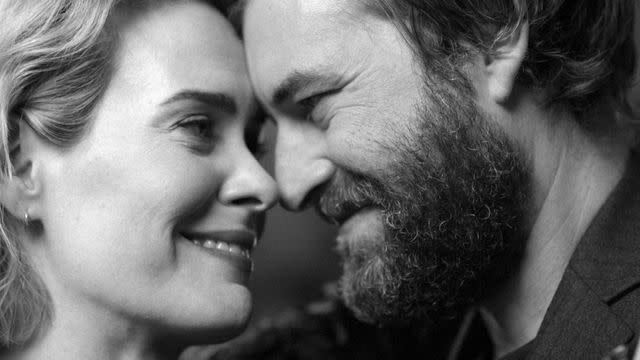 Everett Collection Sarah Paulson and Mark Duplass in 'Blue Jay'