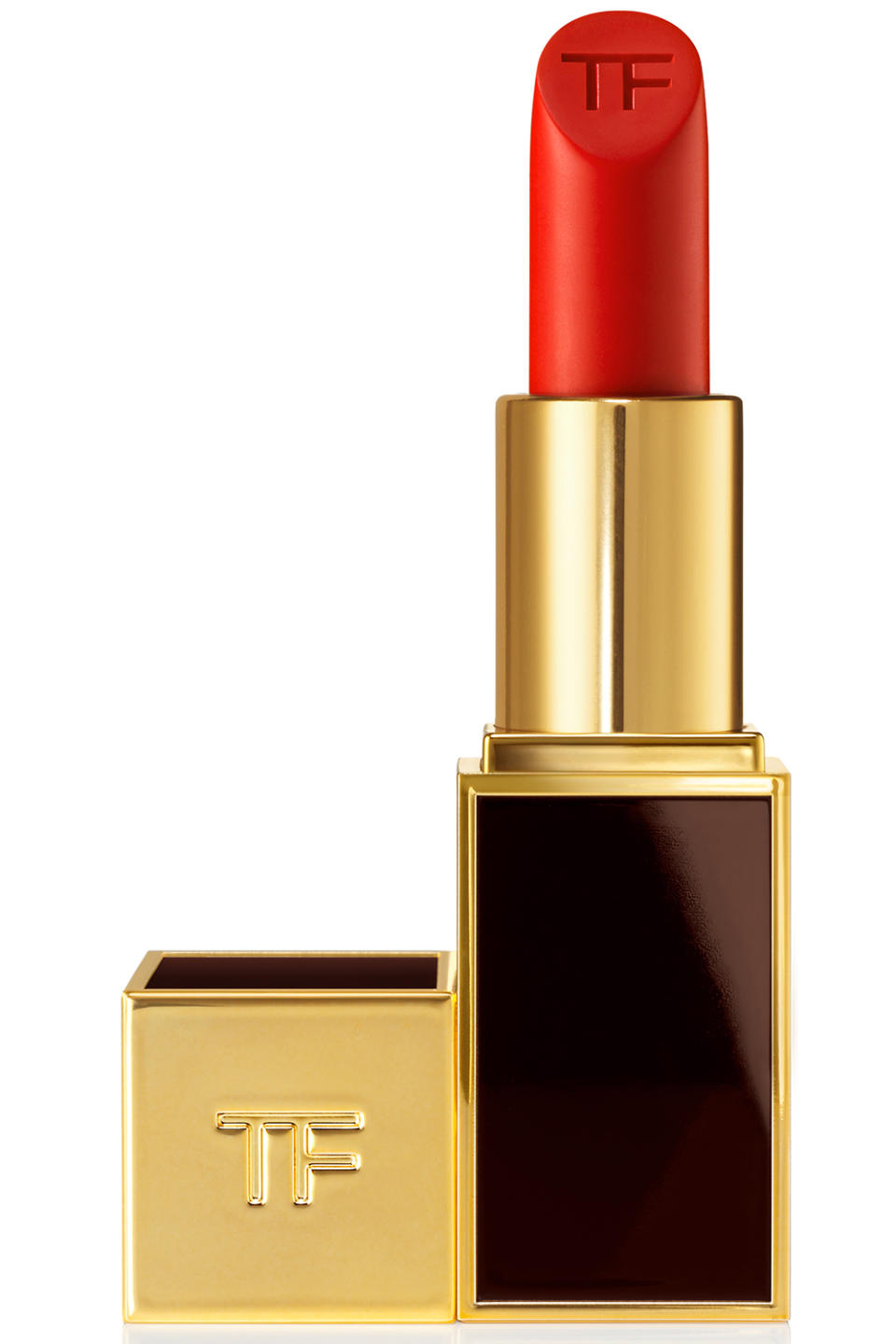 <p><strong>Tom Ford</strong> Lip Color Matte in <em>Flame</em>, $54, nordstrom<span>.com</span>. </p><p><a rel="nofollow noopener" href="http://shop.nordstrom.com/s/tom-ford-lip-color-matte/3900236?origin=category-personalizedsort" target="_blank" data-ylk="slk:SHOP;elm:context_link;itc:0;sec:content-canvas" class="link ">SHOP</a><br></p>