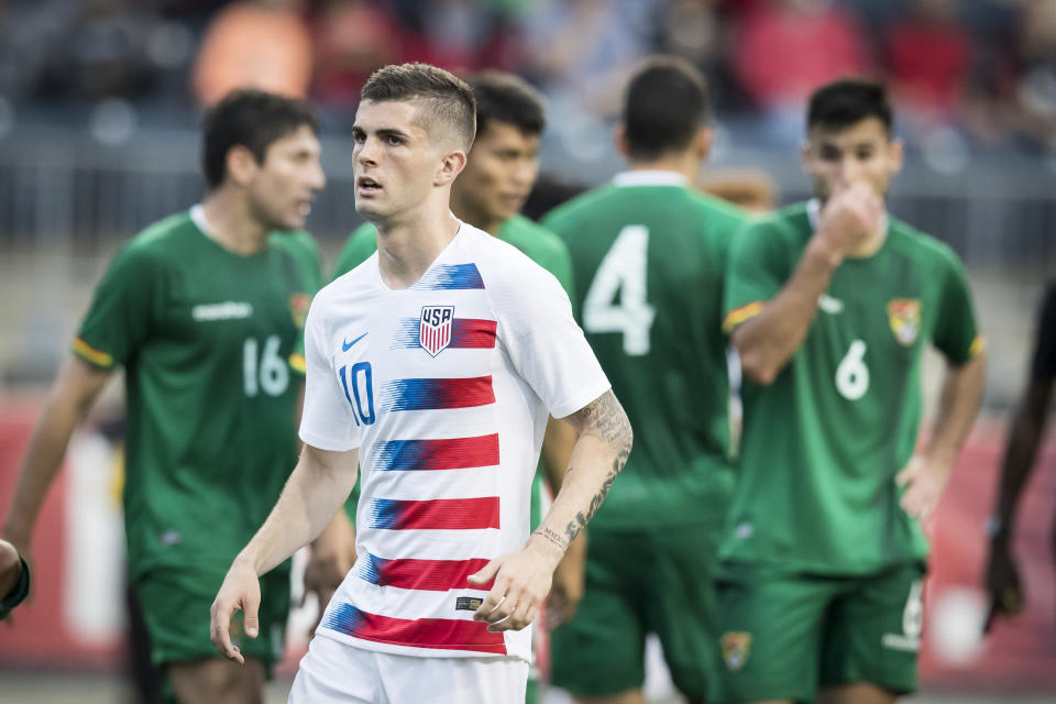 The United States’ young future core looked good against Bolivia, but there’s much more work ahead for Christian Pulisic and company. (Getty)