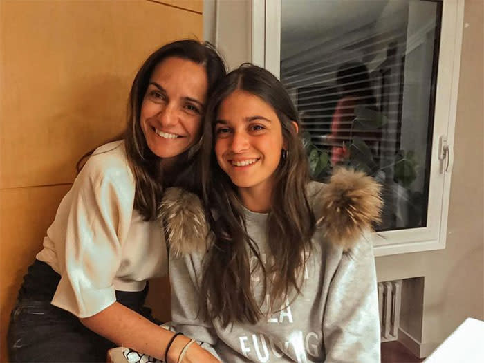 Mujer e hija de Luis Enrique