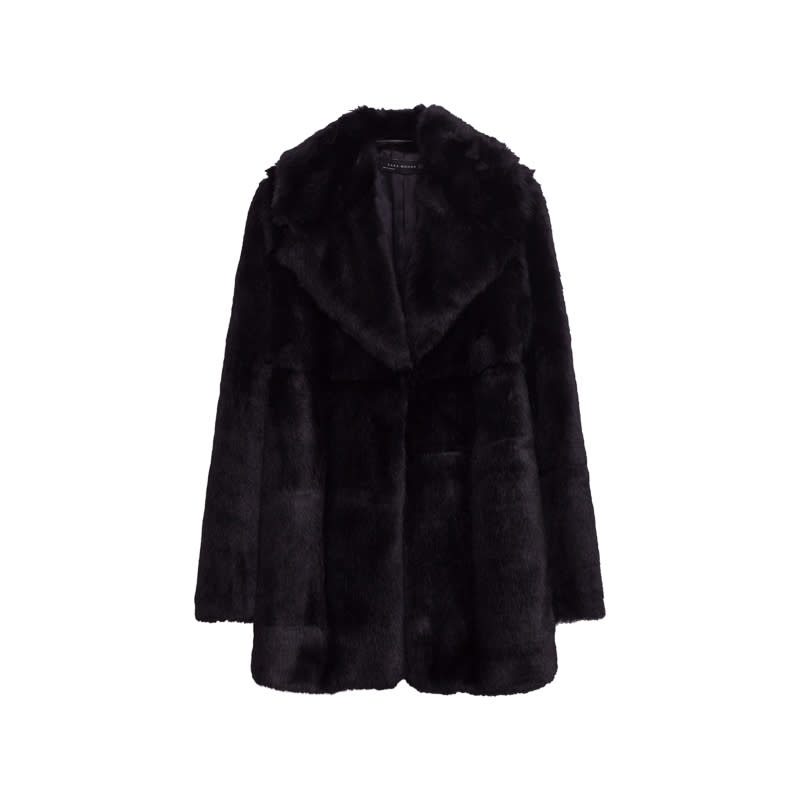 <a rel="nofollow noopener" href="http://www.zara.com/us/en/woman/outerwear/view-all/short-faux-fur-coat-c733882p4135050.html" target="_blank" data-ylk="slk:Short Faux Fur Coat, Zara, $169;elm:context_link;itc:0;sec:content-canvas" class="link ">Short Faux Fur Coat, Zara, $169</a>