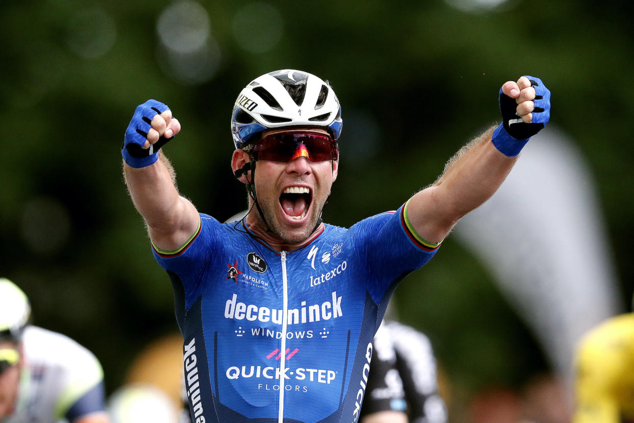  Mark Cavendish wins stage four of the 2021 Tour de France 