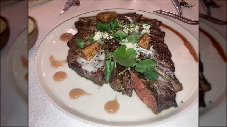 T-bone at Alexander's Steakhouse