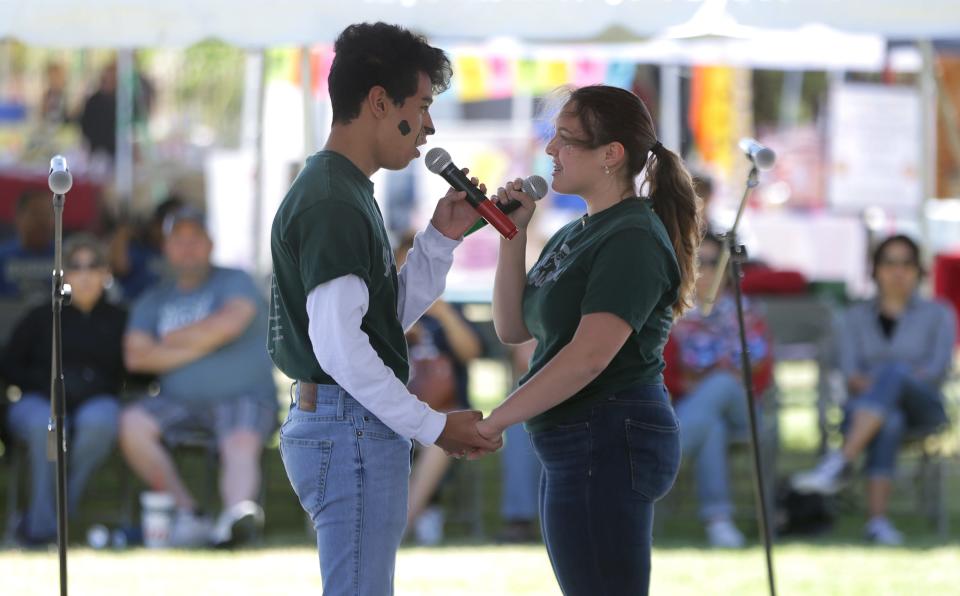 Kids-N-Co's Show Choir performs at a previous Art in the Park at Memorial Park.