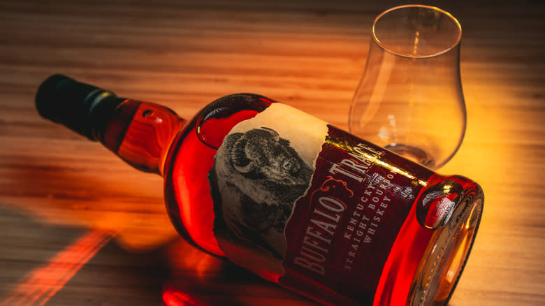 Buffalo Trace bourbon bottle