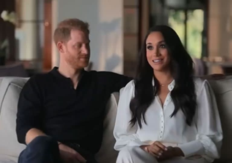 Harry y Meghan, en un adelanto de su documental