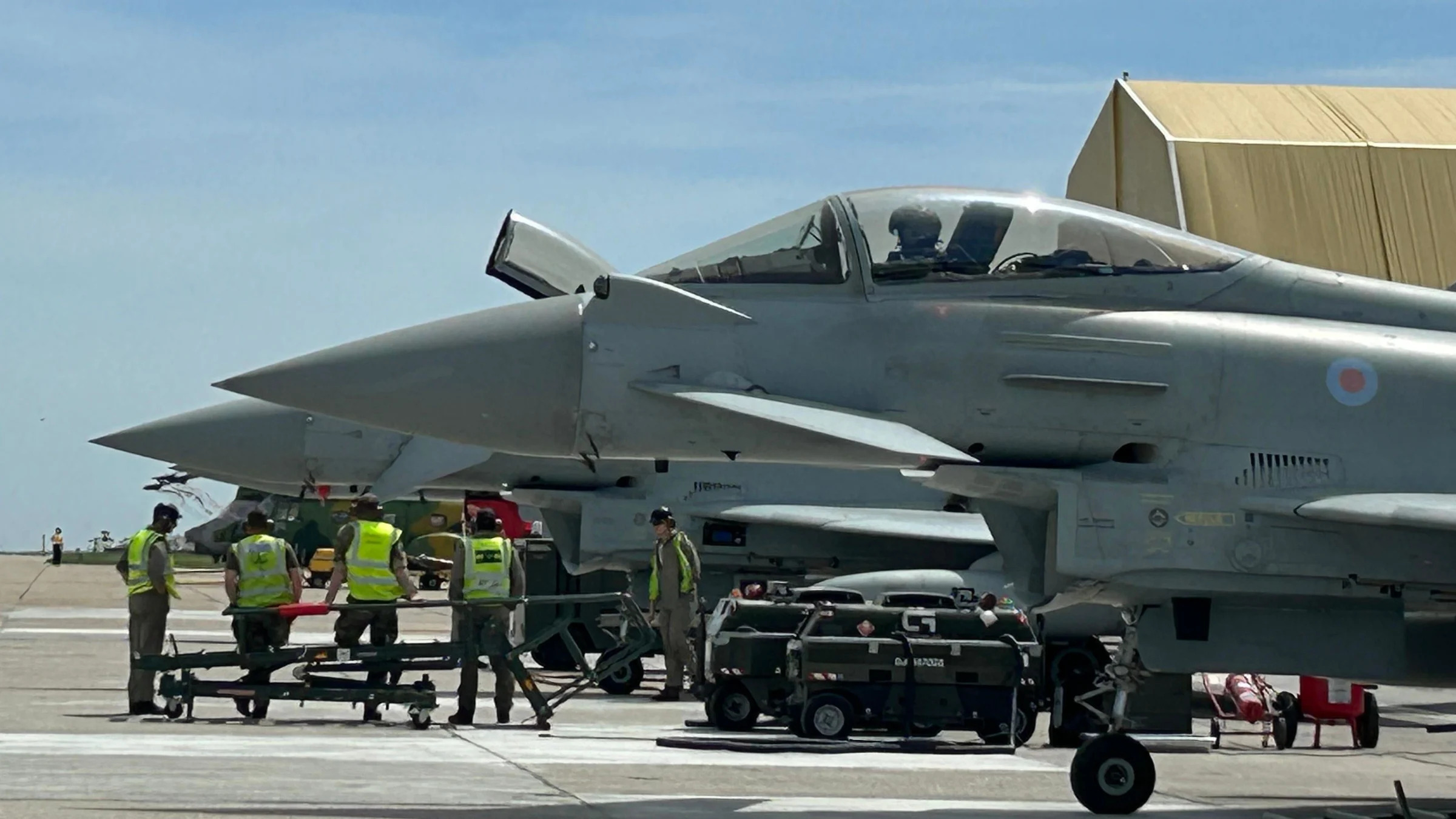 Eurofighter Typhoons in Romania