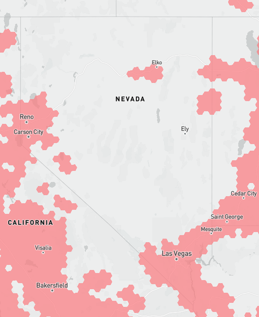 Verizon’s 5G coverage (Map: FCC)