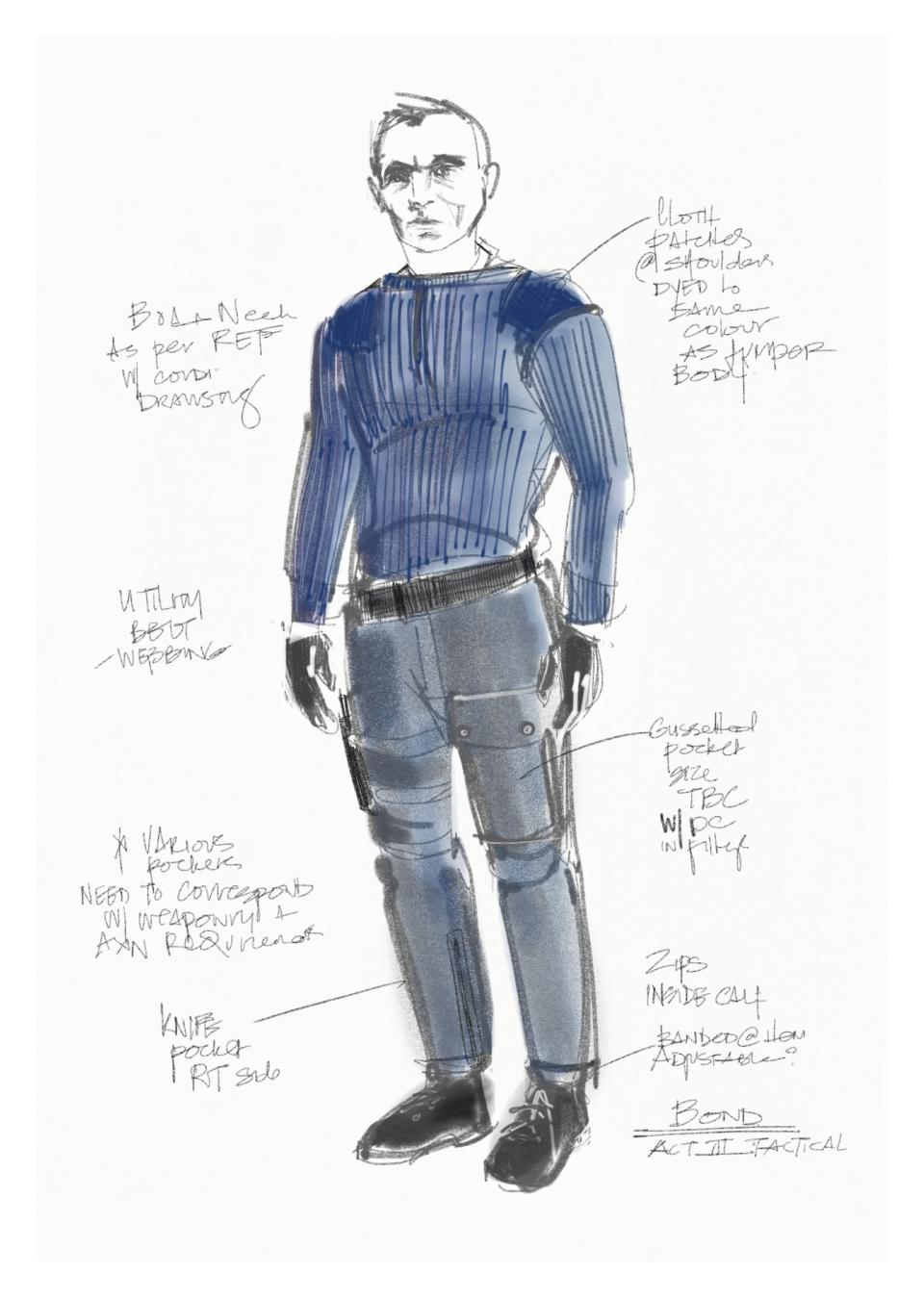 Costume sketch by Suttirat Anne Larlarb. - Credit: Courtesy