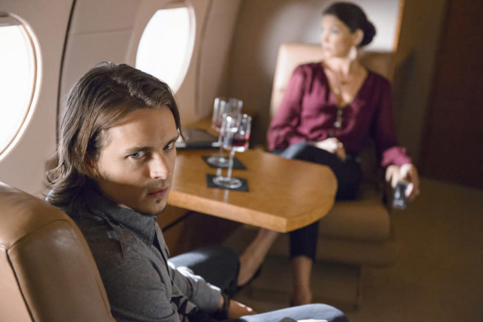 Jonathan Jackson and Rya Kihlstedt in the "Nashville" episode, "Where He Leads Me."