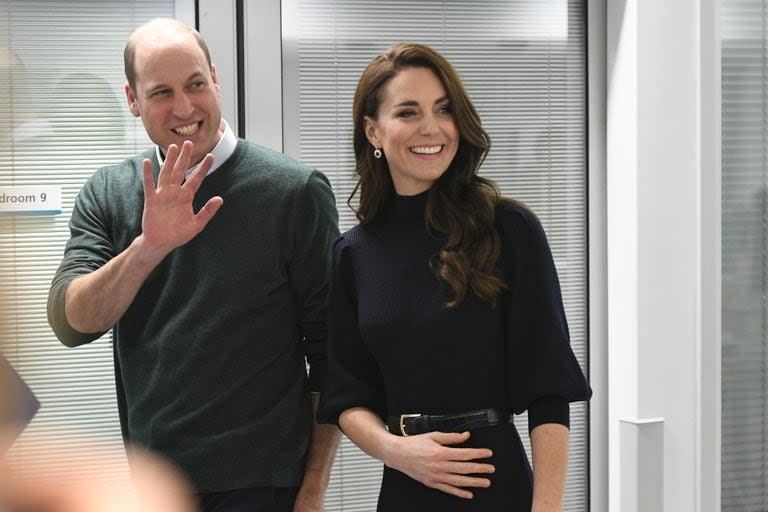 Kate Middleton y el príncipe William (Imagen de archivo: Bruce Adams/Daily Mail/PA Wire/dpa)