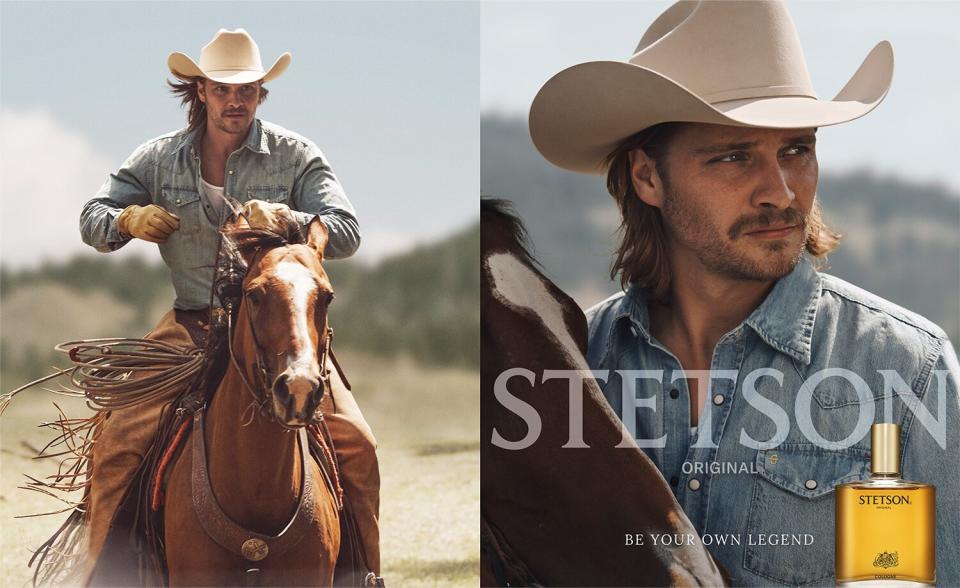 Luke Grimes Fronts Stetson Original Cologne Campaign