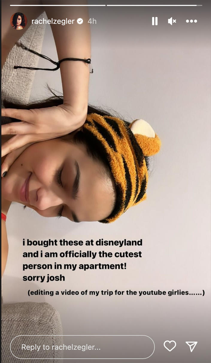 Rachel Zegler bought a Tigger souvenir from Paris Disneyland.