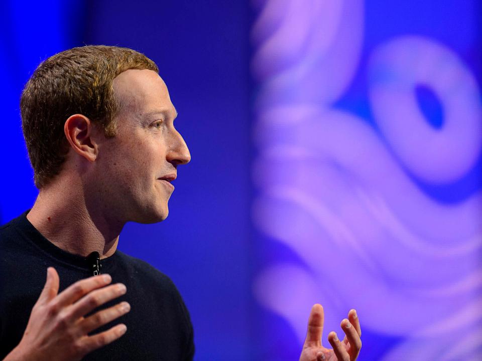 Facebook CEO Mark Zuckerberg speaks at the Silicon Slopes Tech Summit in Salt Lake City on Friday, Jan. 31, 2020.(Trent Nelson/The Salt Lake Tribune via AP)