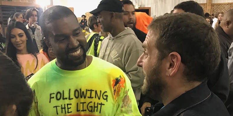 Chris Rock, Nas, Jonah Hill, Candace Owens, and more gathered around a campfire to hear Kanye's new album <em>ye</em>