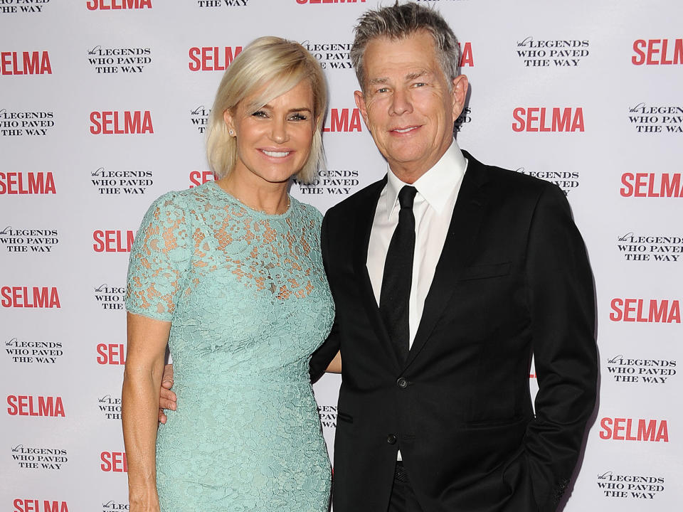 Yolanda Hadid and David Foster