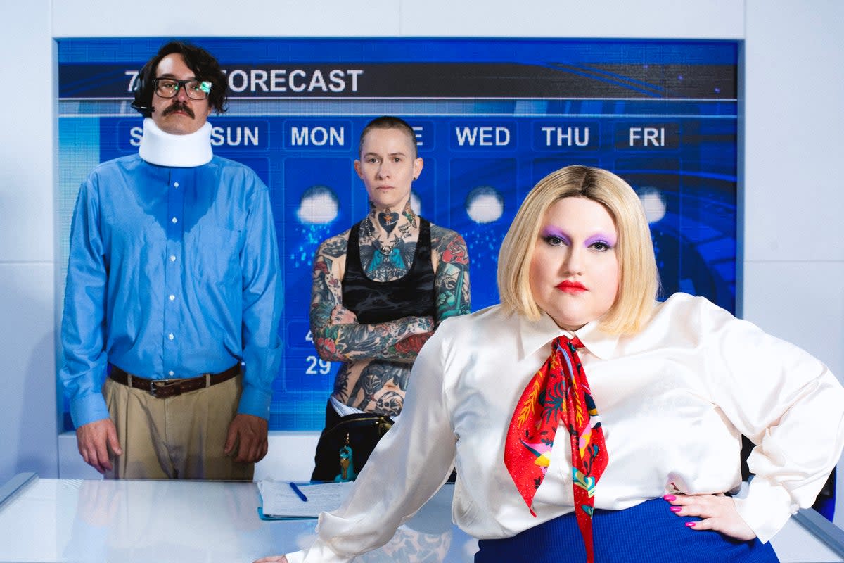 Beth Ditto, Hannah Blilie and Nathan Howdeshell return with ‘Real Power’  (Cody Critcheloe)