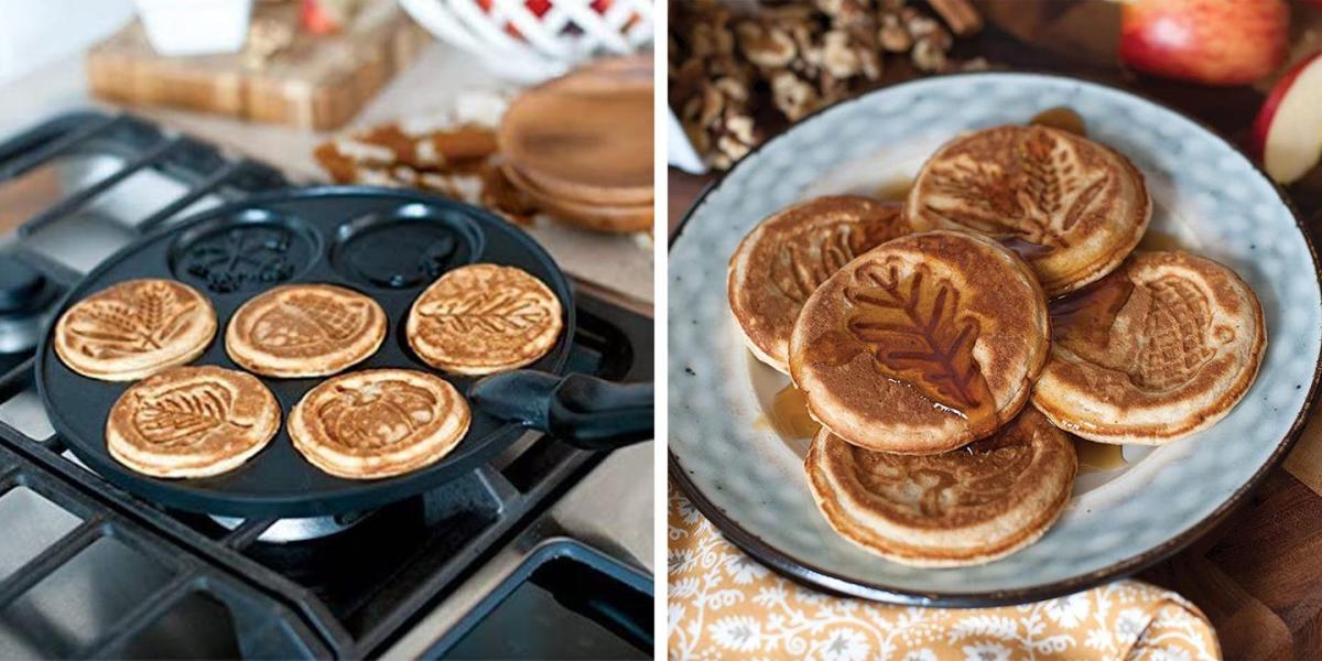 You Can Get an Autumn Leaves Pancake Pan That Will Make a Seasonal Breakfast