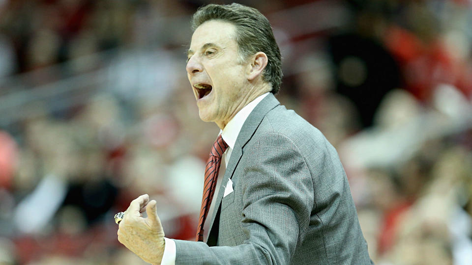 The United States Attorney’s Office’s announcement Tuesday could spell the end of Rick Pitino … and Louisville basketball. (AP)