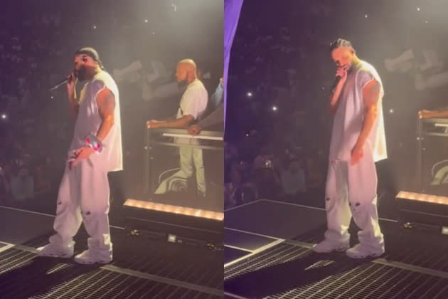 Drake kicked off his It's All A Blur tour in Chicago last night