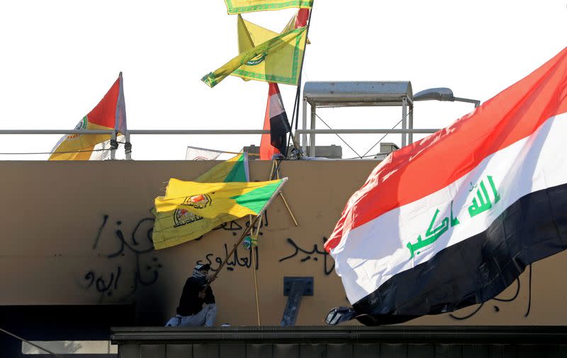 FILE PHOTO: Protests at the U.S. Embassy in Baghdad