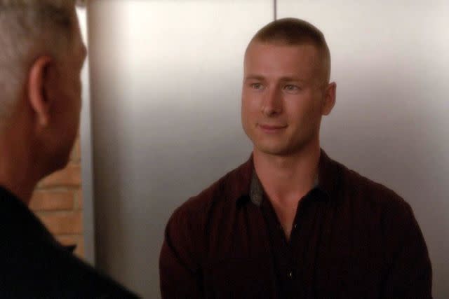 <p>CBS</p> Glen Powell on 'NCIS'