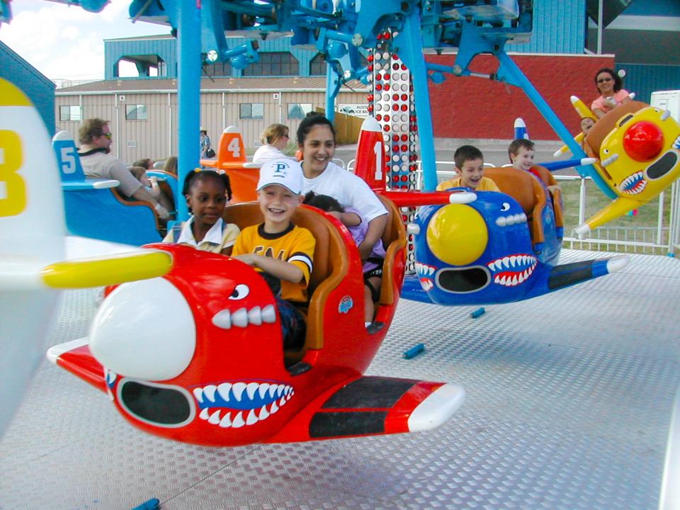 An example of The Warhawks ride planned to appear at Adventureland in 2022.