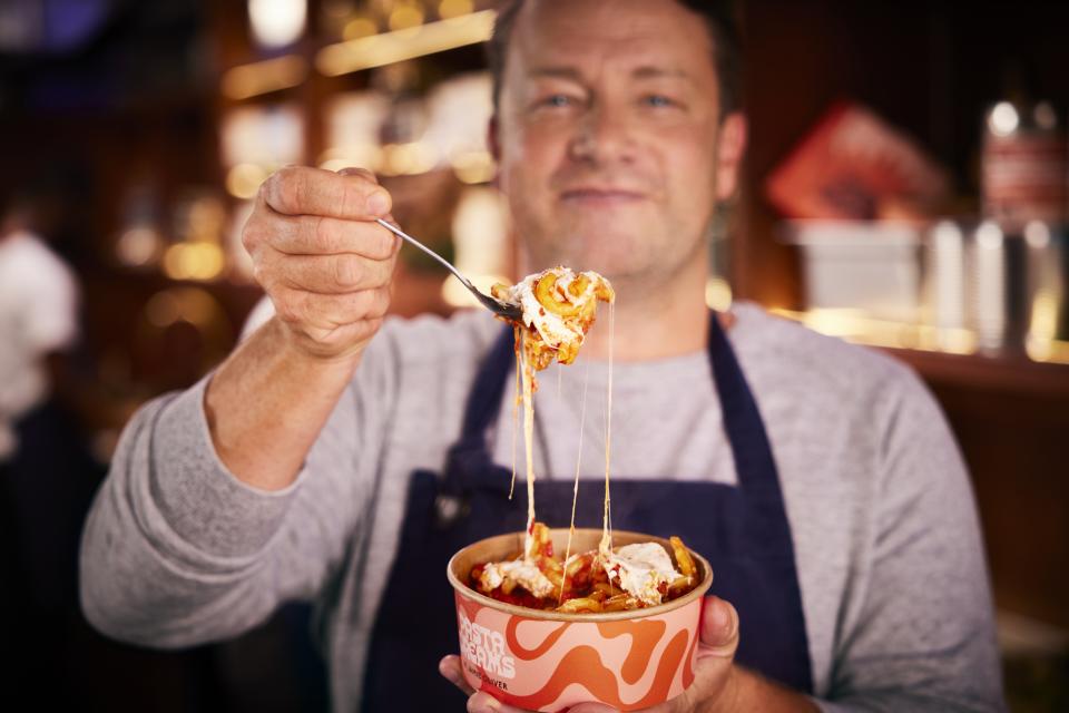 The new brand’s biggest competition will be delivery favourite Pasta Evangelists (Taster/Jamie Oliver/PA)