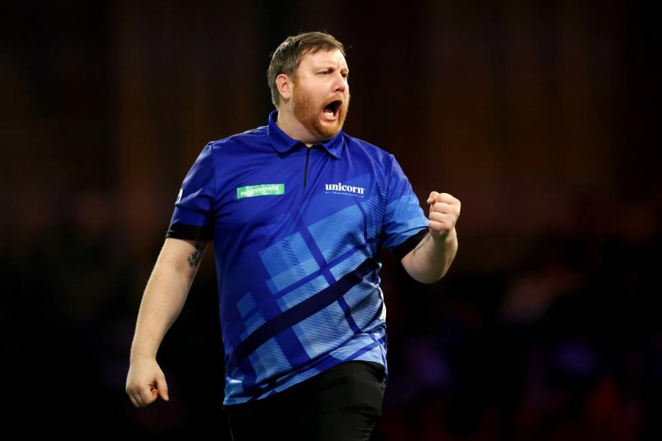 Scotland’s Cameron Menzies won his first-round match at Ally Pally (Getty)