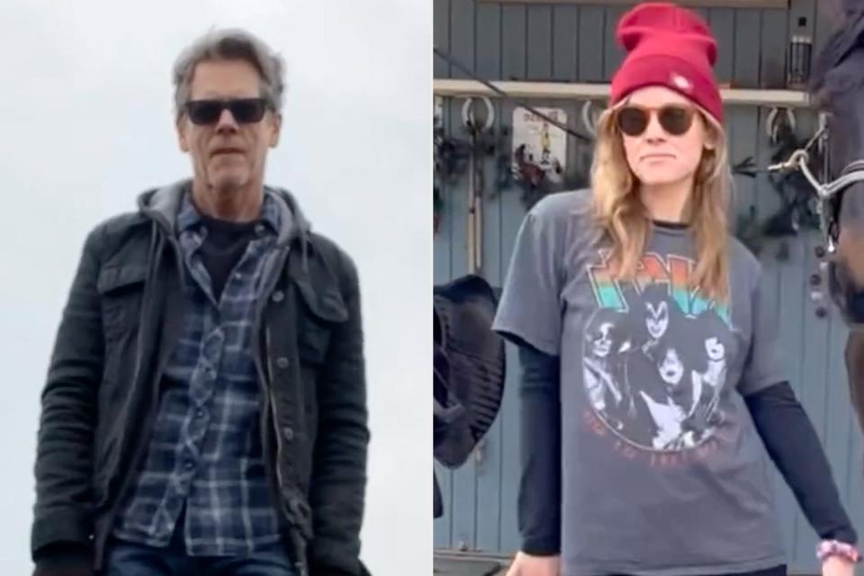 <p>Kevin Bacon/Instagram</p> Kevin and Sosie Bacon