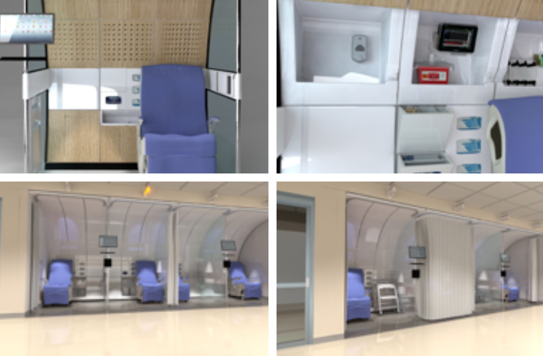 First class airline-style pods in A&E departments, gardens between wards and starfish-shaped hubs are among the innovative proposals which could help inform the design of new hospitals.

