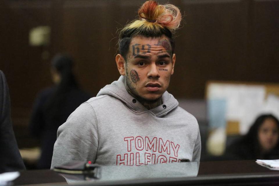 Tekashi en una corte criminal de Manhattan, en julio del 2018. (Photo by Jefferson Siegel/New York Daily News/TNS/Sipa USA)