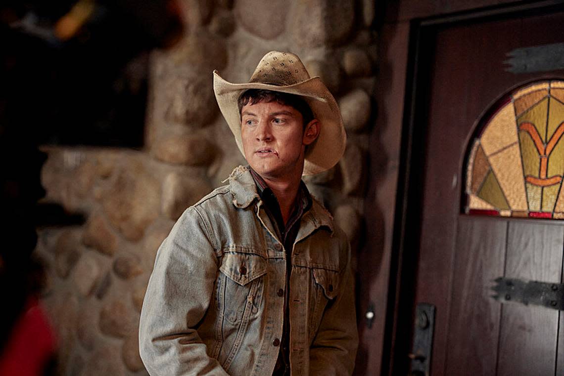 Young Rip Wheeler, played by Kyle Red Silverstein, is featured in a key flashback at the start of “Yellowstone,” Season 5, episode 7.