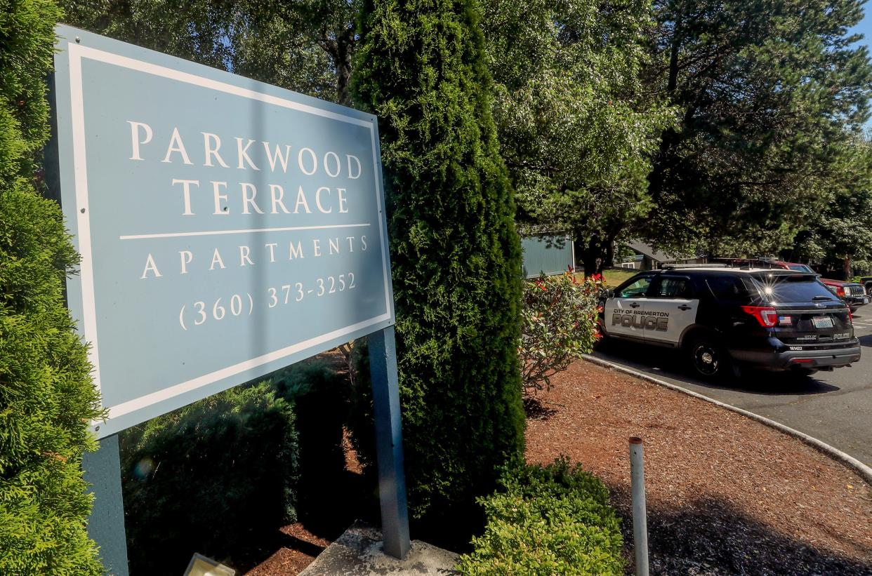 Parkwood Terrace in Bremerton was the scene of a shooting on Tuesday, July 26, 2022.