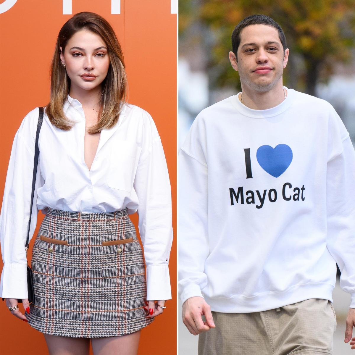 Madelyn Cline Talks Pete Davidson's Post-Breakup Relationship: 'The Jokes Write Themselves'