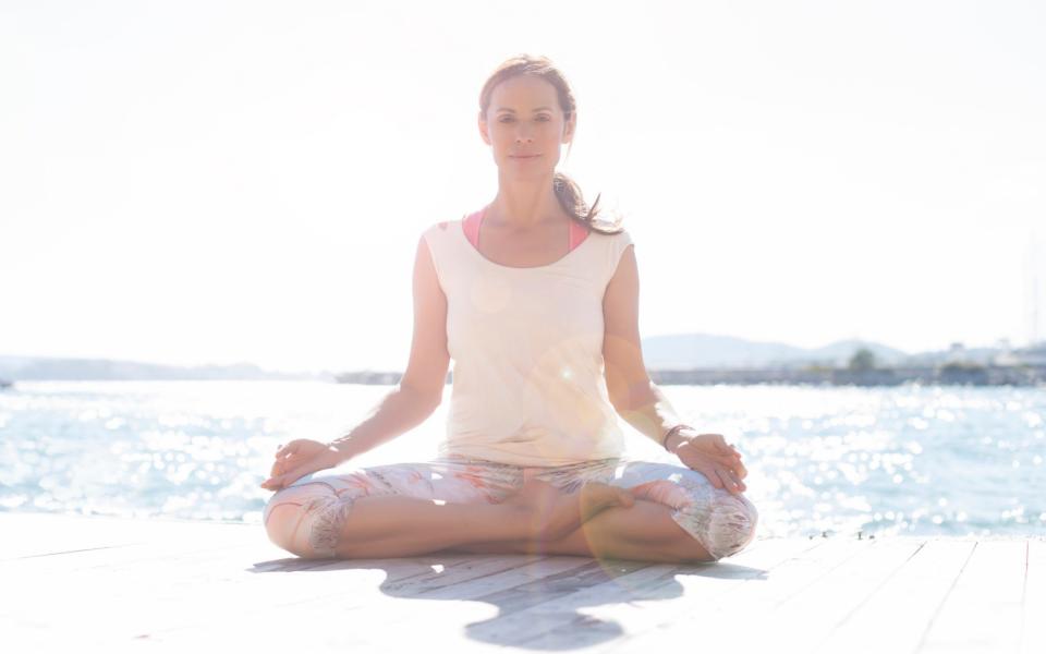 Rosa Klein , Yoga Meditation - Credit: Chrissinger.com